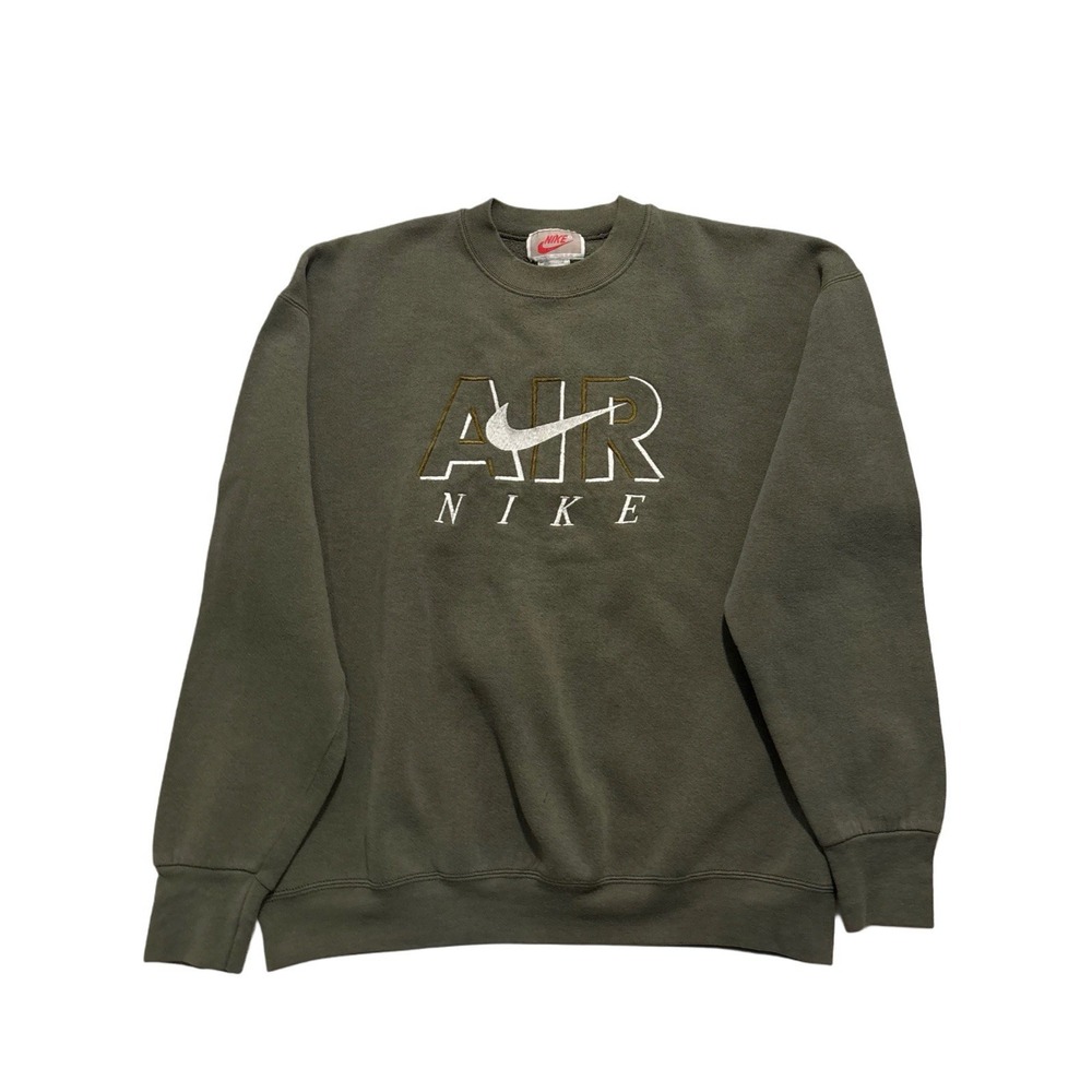 Vintage Nike Air olive crewneck sweatshirt USA Size XL #90s